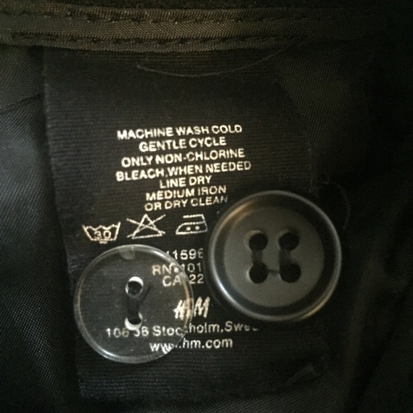 π€ Step Up Your Style Game with Black H&M Size 10 Wool Pants! π€ - Picture 8 of 8